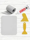 5Pcs/Set Boat Repair Patches Waterproof PVC Raft Repair Patches Kayak Repair Kit