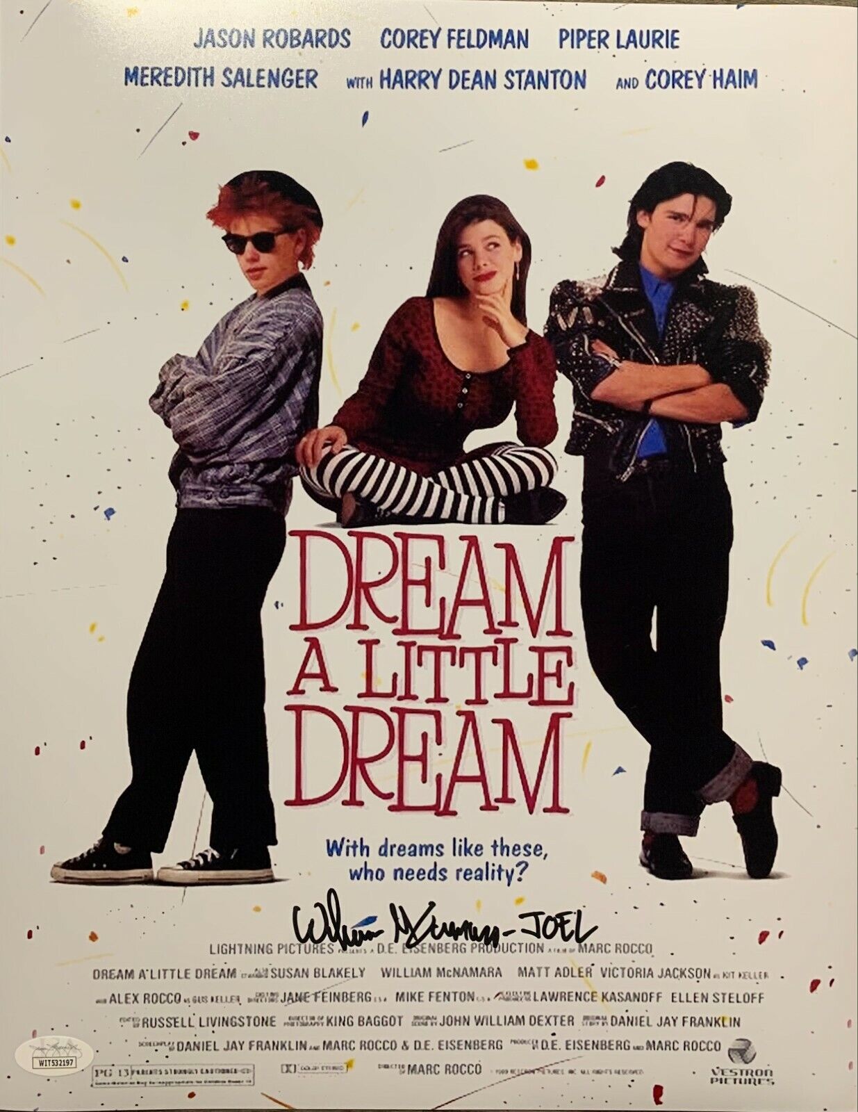 William McNamara autographed inscribed 11x14 Photo Poster painting JSA COA Dream a Little Dream