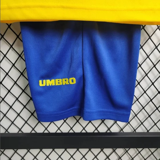 1994 Retro Brazil Home Kids Kit Football jersey Thai Quality