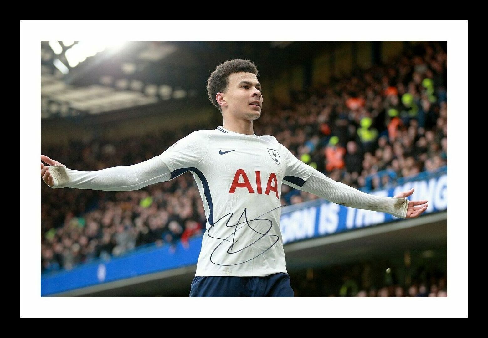 Dele Alli - England Autograph Signed & Framed Photo Poster painting 2