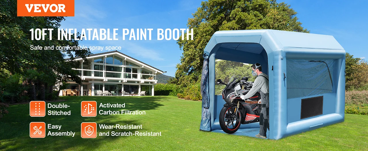 inflatable paint booth