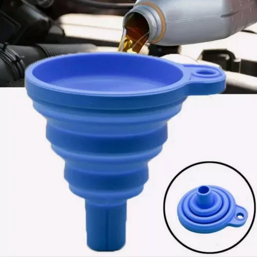 Dronehint 1x Foldable Car Parts Universal Silicone Liquid Oil Fluids Engine Funnel Tool (For: GMC) Parts