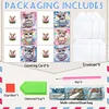 6PCS DIY Diamond Art Greeting Cards Congratulations Cards & Gifts (Mouse)