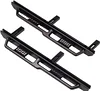 AMK 2Pcs Metal Running Board Side Step CNC Aluminum Rock Sliders Rails Pedal with Width Adjustable for 1/6 RC Crawler Car SCX6 Jeep 4WD Upgrade Parts