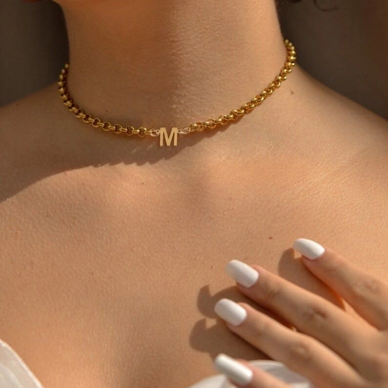 Minimalist Classic Style Letter 201 Stainless Steel 304 Stainless Steel Pendant Necklace