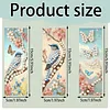 3Pcs DIY Pearl Diamond Painting Bookmark with Butterfly Pendant Diamond Art Bookmark Home Office Supplies Gift for Book Lovers
