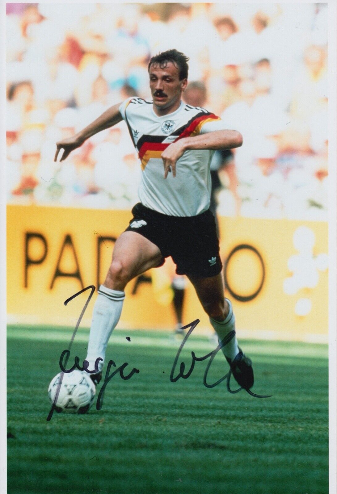 Jurgen Kohler Hand Signed 12x8 Photo Poster painting - Germany Autograph Football 1.