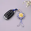 Snowflake Beaded Counted Cross Stitch Ornament Kit Cross Stitch Bead Keychain 