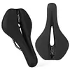 Bicycle Saddle MTB Road Bike Seat Hollow Breathable Bicycle Seat Cushion (Long)