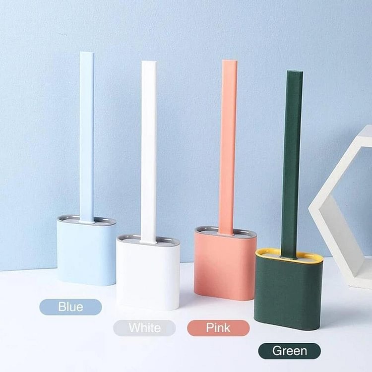 Luckstylish™ Silicone Toilet Brush and Holder Set