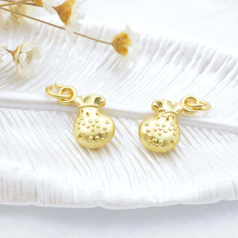 100 PCS/Package Alloy Solid Color Pendant