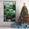 >SALE<5D DIY Full Round Drill Partial AB Diamond Painting Fantasy Green Decor 45x75cm