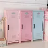 Etude House Small Metal Storage Cabinet, Desktop Storage, Girl's Storage Cabinet, Small Metal Cabinet
