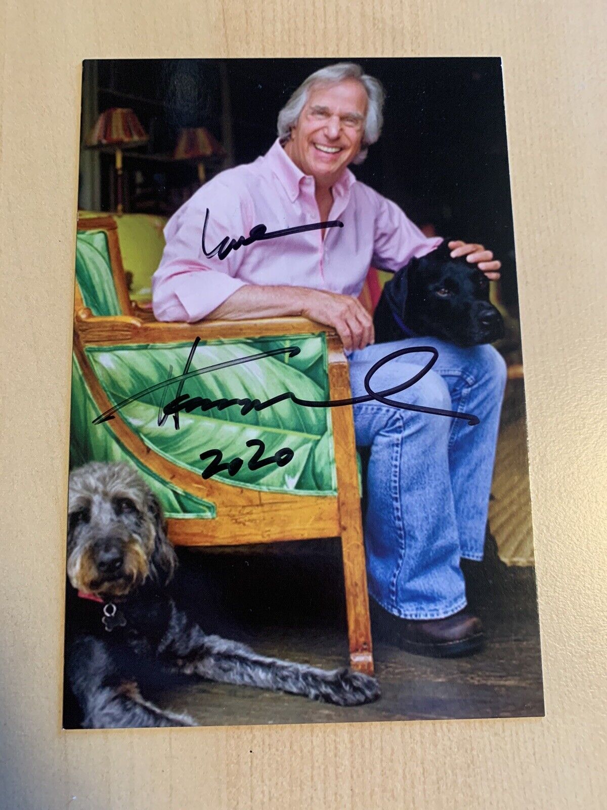 HENRY WINKLER HAND SIGNED 4x6 Photo Poster painting ACTOR AUTOGRAPHED WATERBOY HAPPY DAYS COA