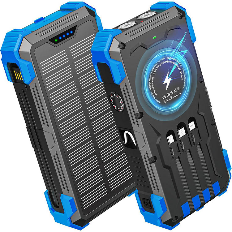 SolarChargeX Pro – 42800mAh Wireless Outdoor Power Bank