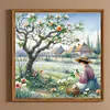 Under The Trees In The Countryside-Full Round Diamond Painting 40*40CM