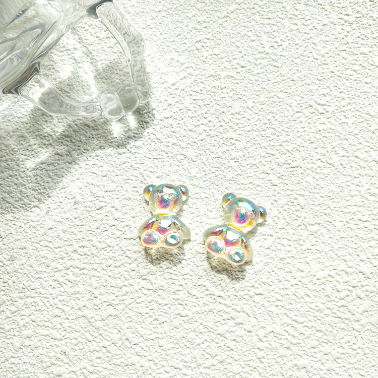 Colorful Teddy Bear Earrings