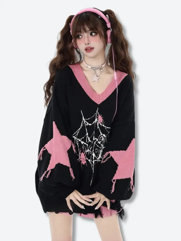 Brownm Goth Sweater