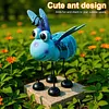 Solar Bees Lights Solar LED Garden Lights Waterproof Cute Ant Statue Garden Decor 3D Metal Ants Art Decor for Garden Backyard Table Wall Decor