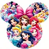 Princess-14CT Stamped Cross Stitch 40*40cm tapestrymarket