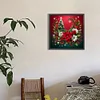 Diamond Painting - Full Round Drill - Christmas Poinsettia(Canvas|30*30cm)