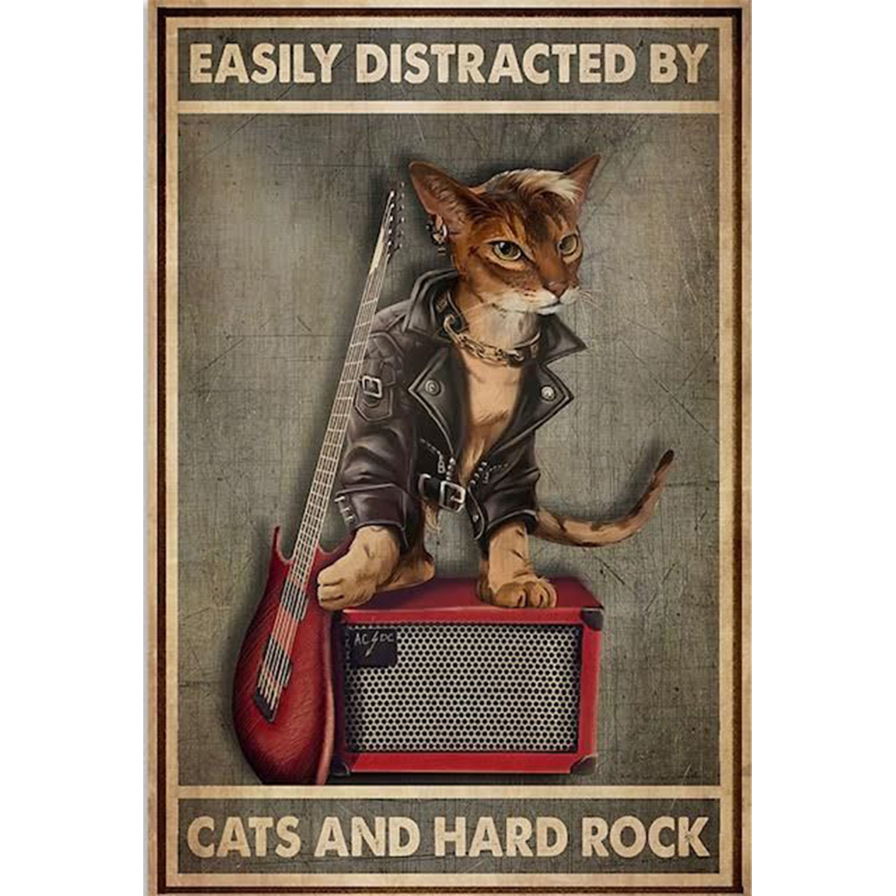 

Retro Poster - Round Drill Diamond Painting - 30*40CM, 501 Original
