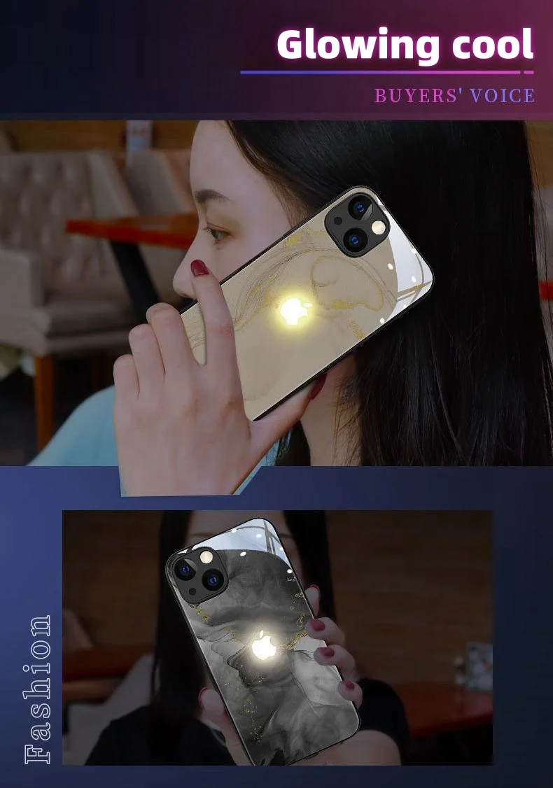 iPhone 15/14 series incoming call luminous mobile phone case
