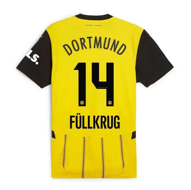 Borussia Dortmund Niclas Füllkrug 14 Home Trikot 2024-2025