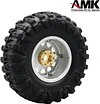 AMK 4pcs Brass Wheel Weights 22mm Wheel Hex Hub Widen Adapter for 1/10 RC Crawler 1.9in/2.2in Wheels Rim Axial SCX10 TRX4 Counterweight