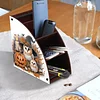 DIY Diamond Painting Kit dreieckige Organizer Box Kürbis Eule Holzkiste