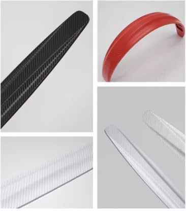 Automobile front and rear bumper anti-collision strip