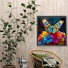 Diamond Painting -5D Full Round Drill Butterfly(40x40cm)