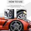 100g Car Tire Maintenance Paste Wheel Stain Removal Cleaner Tire Brightener