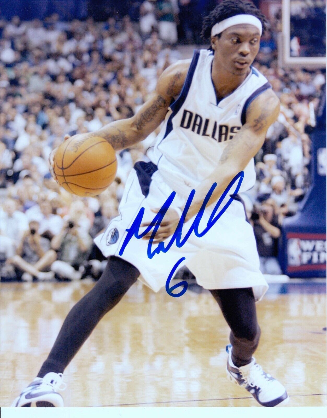 MarQuis Daniels #0 8x10 Signed Photo Poster painting w/ COA Dallas Mavericks -