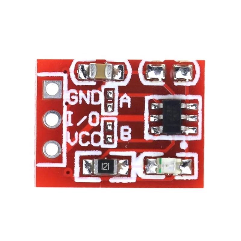 TTP223 Capacitive Touch Switch Button Key Module Low Power Consumption Self-locking Jogging Touch Switch TTP223