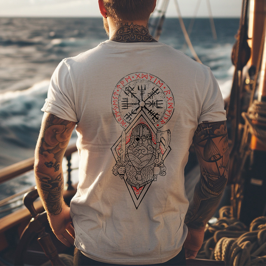Men's Viking Warrior Odin Rune Tee / Rvogue / Rvogue