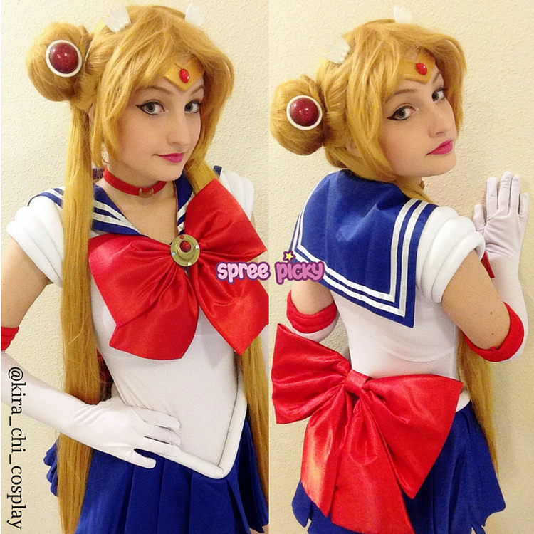 Cosplay Sailor Moon Usagi Transformer Senshi Uniform Set Custom SP140895