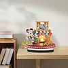 DIY Mickey Mouse Diamond Painting Single-sided Wooden Desktop Ornaments