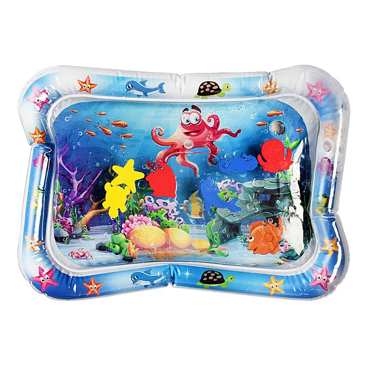 Inflatable toy baby water play pad