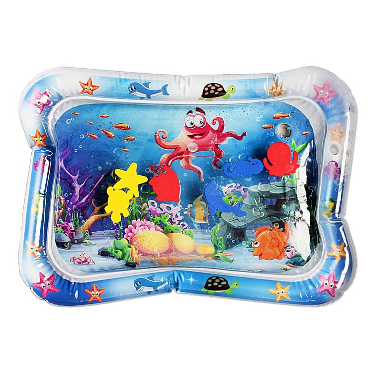 Inflatable toy baby water play pad