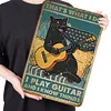Guitar Cat - Vintage Metal Signs(12*16Inch) - Cat
