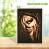 Diamond Painting-DIY Full Round Drill Skull Beauty