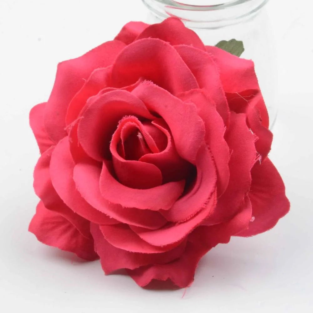 30pcs 10cm Large Silk Rose Artificial Flower Heads For Home Wedding Party Decoration DIY Garland Fake Flower Wall Accessories