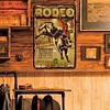 Houston Rodeo - Vintage Metal Signs - 20*30cm/30*40cm - Western