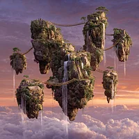 Floating Archipelago - Diamond Painting