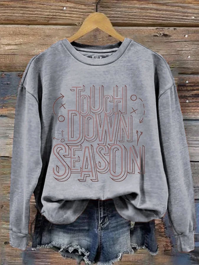 Women's Touchdown Season Football Sweatshirt socialshop