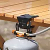 Metal Butane Gas Tank Hanger Camp Gas Canister Stand Camping Tool (Hook set)
