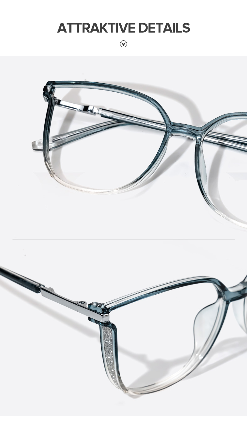 Walden Graugrün Cateye Brille