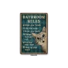 Cat Meta Universe Tin Painting Home Wall Decor