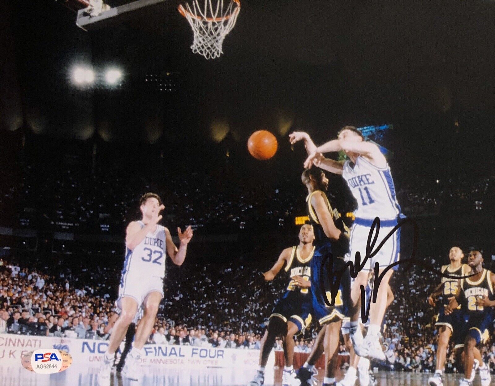 Bobby Hurley Signed Autographed Duke Arizona State 8x10 Photo Poster painting Psa/Dna